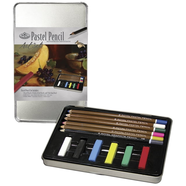 Pastel Pencil Art Set W/Tin-