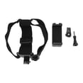 thumbnail image 1 of Head Camera Mount, Adjustable Black Camera Head Strap Comfortable Nylon  For Action Camera, 1 of 7