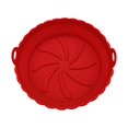 thumbnail image 1 of Reusable Gas Fryer Silicone Baking Tray Flower Shaped Fryer Tray Pad, 1 of 1