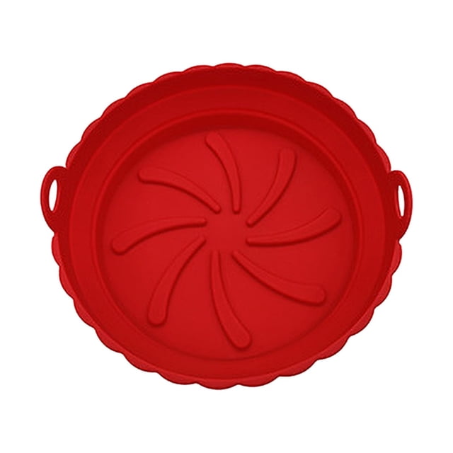 Reusable Gas Fryer Silicone Baking Tray Flower Shaped Fryer Tray Pad