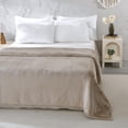 thumbnail image 3 of Couverture en peluche Mainstays brun DQ, 3 of 6