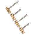 thumbnail image 3 of Demonsen Selle de Corde de Chevalet Bass Ensemble de Selle de Basse, 4pcs Basse Chaîne Selle 4 String Laiton Pont Ensemble Kit Accessoire de Remplacement pour Électrique, 3 of 8