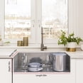 thumbnail image 4 of GloryStar Undermount Single Bowl Kitchen Sink, 304 Stainless Steel Deep Basin, Hand-Welded, Includes Bottom Grid & Accessories, 4 of 7