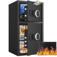 thumbnail image 1 of Safe Box 6.0 Cub，Fireproof Safe For Home,Digital Home Safe With Deposit Slot And Metal Storage Box,Personal Document Safe, 1 of 6