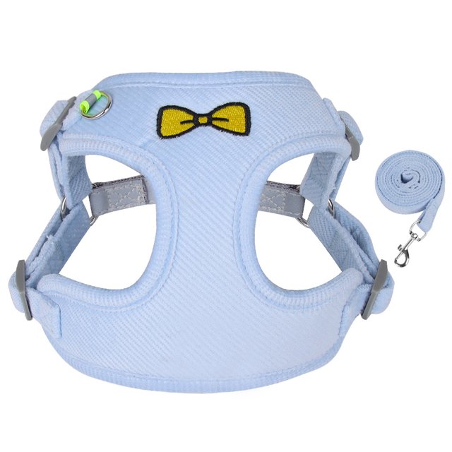 Reflective Dog Harness, Small Dog Harness Skin Friendly for Pet Blue,Green,Pink