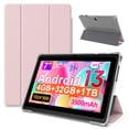 thumbnail image 1 of FITIFUN Tablette Android 7 Pouces avec Étui, 4(2+2) Go RAM 32 Go ROM, Quadricœur, Écran HD, Wi-Fi, Double Caméra, Rose, 1 of 7