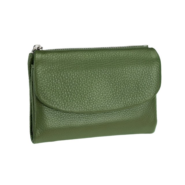 Leather Purse Women's Slim RFID Blocking Wallet Soft Leather Small Card Holder For Daily Use And Travel With Large Storage Capacity