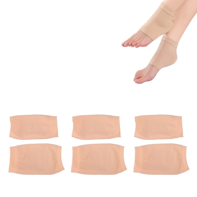 3 Pairs Heel Repair Socks, Moisturizer Heel Sleeves To Smooth & Soften Rough Cracked Heels, Breathable Open Toe Moisturizing Gel Heel Socks, Moisture Cracked Heel Socks