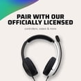 thumbnail image 2 of PDP Gaming LVL40 Wired Stereo Gaming Headset: Noir Nintendo Switch, Nintendo Switch (OLED Model), 2 of 7