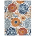 thumbnail image 3 of SAFAVIEH Cabana Garnet Floral Outdoor Area Rug, 3 of 7
