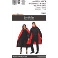 thumbnail image 3 of Reversible Cape for Unisex Adults, One Size Fits Most, Way to Celebrate, 3 of 4