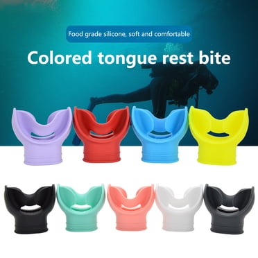 1 Ensemble Régulateur de Plongée Non Déformable Doux Bonne Flexibilité avec Attache Tube de Respiration en Silicone pour Plongée sous-Marine Embout Buccal Équipement Aquatique
