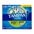 thumbnail image 3 of Tampax Pearl Tampons, with LeakGuard Braid, Super Absorbency, Unscented, 3 of 23
