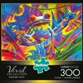 thumbnail image 1 of Buffalo Games Large Pieces Le puzzle Vivid Collection Rainforest Frong en 300 pièces, 1 of 3