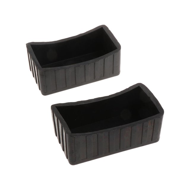 jinwen 2 Pcs Capuchon d'Extrémité Appareil d'Exercice Table Chaise Couvre-Pieds pour Maison Salon Type E