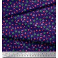 thumbnail image 2 of Soimoi Poly Georgette Fabric Text,Tomato & Carrot Vegetable Fabric Prints by Yard 52 Inch Wide, 2 of 3