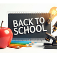 thumbnail image 4 of Back to School Themed Banner with Apple Pencils Microscope and Light Bulb Elements Background Party Decorations for School Events Classroom Decor Photo Backdrop, 4 of 4