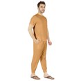 thumbnail image 2 of Inkmeso Ensemble de Pyjama Uni pour Hommes, Manches Courtes, Vêtement de Nuit à Col Rond, Ensemble de Pj, 2 of 7