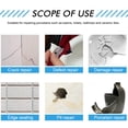 thumbnail image 4 of Fiogavroetic Trousse de Réparation pour Carreaux de Baignoire et Douche Trousse de Réparation en Porcelaine pour Plancher de Céramique à Fissures et Éclats, 4 of 6