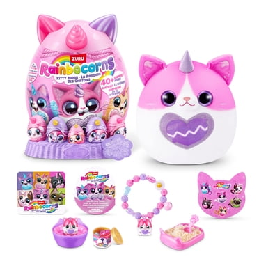 Rainbocorns Kitty Mania de ZURU, Jouet en peluche pour filles
