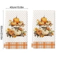 thumbnail image 3 of Wzzjkit Pumpkin Striped Kitchen Maple Leaf Text Dishwashing Kitchen Dishwashing Bathroom Hand, 3 of 6