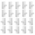 thumbnail image 1 of 20pcs Abreuvoir de Poulet PVC Raccords de Tee-Abreuvoirs de Volaille Entièrement Automatiques, 1 of 8