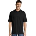 thumbnail image 1 of Hanes Polo X-Temp FreshIQ pour Hommes, TG, Noir, 1 of 3