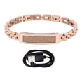 thumbnail image 2 of Bracelet Intelligent Intelligent Bracelet en Acier Modes de Mouvement Multiples Rappel d'Appel Étanche Bracelet Intelligent Magnétique Traqueur d'Activité et de Mise en Forme, 2 of 7
