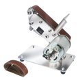 thumbnail image 2 of Mini Electric Belt Machine DIY Sander Polisher Grinding Machine Portable Metal Belt Sander Edges Sharpener Machine Belt Grinder ,Wide Use, 2 of 7