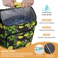 thumbnail image 4 of Bright Yellow Lemon Insulated Backpack Cooler - 20L Leakproof Soft Cooler Bag, Multiple Storage Pockets - Perfect for Parties & Camping Trips, 4 of 4