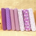 thumbnail image 2 of Ensemble de 7 Pcs Assortis de Quarts de Matières Grasses pour Courtepointe, Courtepointe, Tissu en Coton, Couture Bricolage, 2 of 8