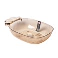 thumbnail image 2 of Snack Tray Creative Shape Food Grade Large Capacity Stackable Transparent Save Space Plastic Dry Fruit Sundries Organizer Tray Decoration Home Supplies, 2 of 7