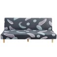 thumbnail image 1 of 2024 2021 New Armless Futon Cover Stretch Folding Sofa Bed Slipcover Polyester Elastic Fabric All-Inclusive Cover Furniture Protector, 1 of 9