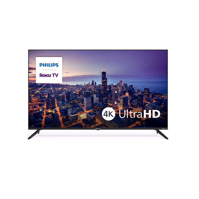 Boîte Ouverte - Philips 55 Pouces 4K UHD DEL Roku Télé Intelligente (55PUL6673/F6)