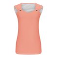 thumbnail image 4 of Meichang Débardeurs Décontractés pour Femmes Été Col Rond Tunique Ample Chemises Sans Manches Basiques Blouses Camisole Unie, 4 of 4