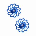 thumbnail image 3 of Bike Rear Derailleur Guide Roller, Lightweight Aluminium Alloy Pulleys Smooth Ball Bearings 7/8/9/10 Speed 2pcs Ceramic Bearings, 3 of 7