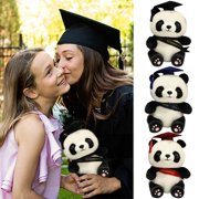 Bowayaoa Soft Plush Graduation Ribbon Doll Toy, Cute Teddy Bear in Graduation Gown, No Shed Stuffed Animal Gift for Graduates, Adorable Commencement Decoration