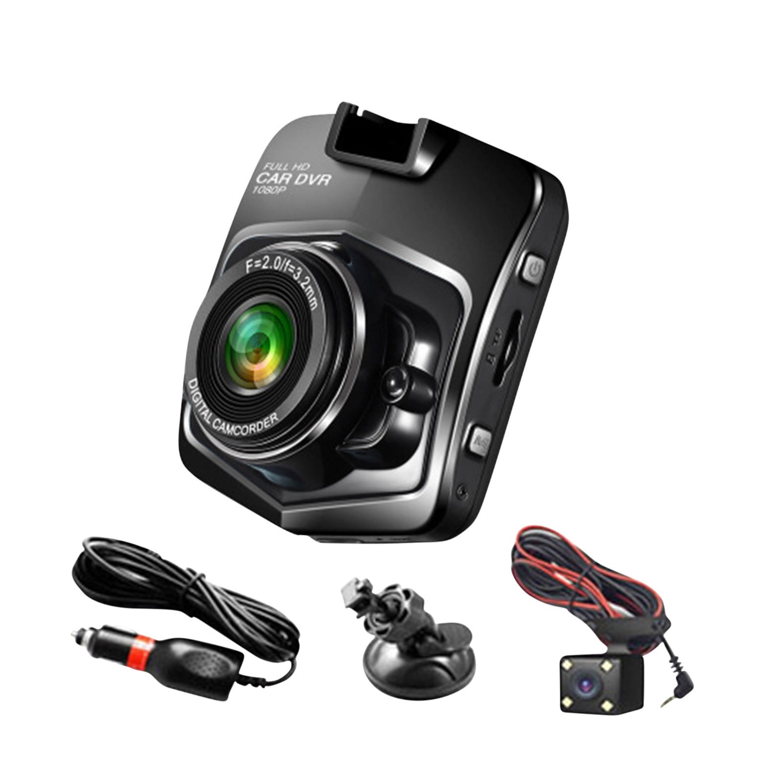 TopLLC Dashcam 2.4 Inch Car Camera HD 1080P Portable Mini DVR Recorder Dash Cam Loop Recording Night Vision on Clearance