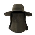 thumbnail image 1 of Maytalsory Chapeau de Soleil Imperméable pour Activités Extérieures Capuche Ajustable Vert Militaire, 1 of 6