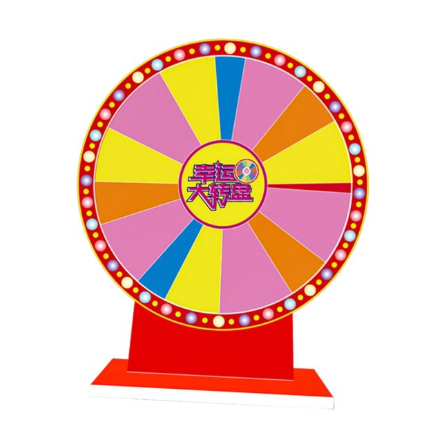 yuksok Plateau Tournant de Prix de Table Roue de Fortune pour Activités Promotionnelles Rassemblements Style A