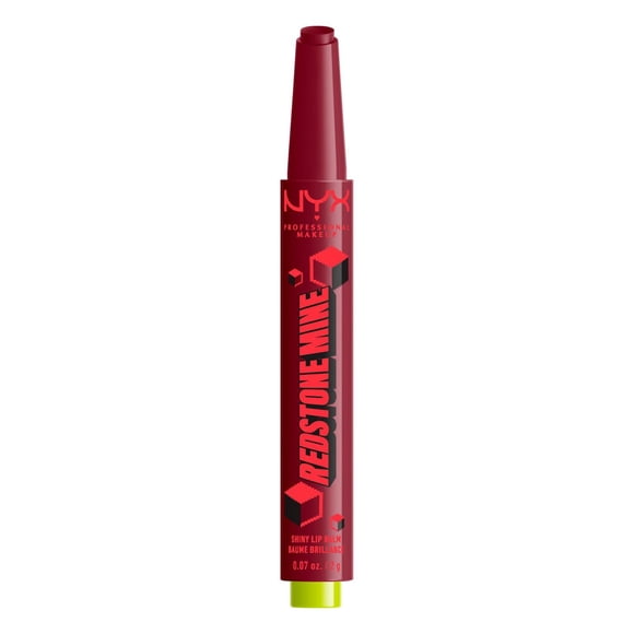 NYX Professional Makeup A MINECRAFT MOVIE Fat Oil Slick Click, Shade: Redstone Mine (Red)