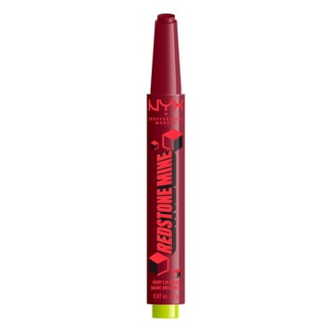NYX Professional Makeup A MINECRAFT MOVIE Fat Oil Slick Click, Shade: Redstone Mine (Red)