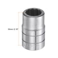 thumbnail image 2 of Unique Bargains 21mm 12 Point Shallow Socket 3/4' Drive Standard Metric Chromium Vanadium Steel, 2 of 5