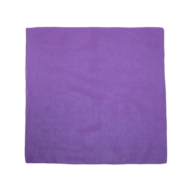 CTM® Bandanas en Coton de Couleur Unie