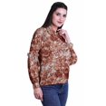 thumbnail image 2 of Moomaya Chemise Boutonnée Col Classique Manches Longues Haut d'Été Tenue Décontractée, 2 of 4