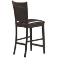 thumbnail image 4 of Coaster Jaden Upholstered Faux Leather Counter Height Stools in Black, 4 of 4