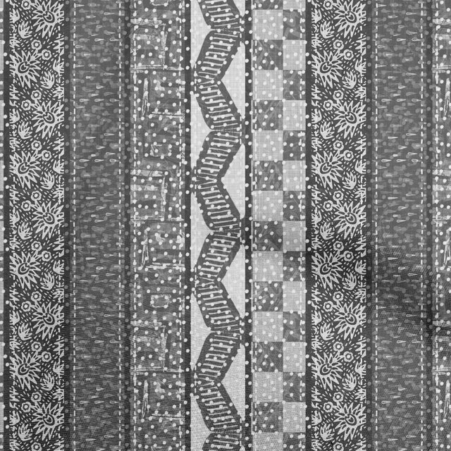 oneOone Cotton Cambric Gray Fabric Mix Block Pattern Sewing Craft Projects Fabric Prints By Yard 42 Inch Wide