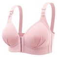 thumbnail image 3 of Yuyuzo Front Closure Bras for Women Full Coverage Wireless Adjustable Strap Seamless Buckle Underwear, 3 of 3