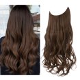 thumbnail image 5 of 1pcs Extensions de Cheveux Longs Bouclés Ondulés, Perruque Réglable Extension de Cheveux Longs Ondulés Perruque Synthétique Mise à Niveau dans les Postiches Extensions de Cheveux Invisibles Fil Noir, 5 of 5