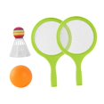 thumbnail image 4 of Kids Badminton Tennis Set Badminton Racket with Ball and Badminton Shuttlecock, Green, 4 of 9